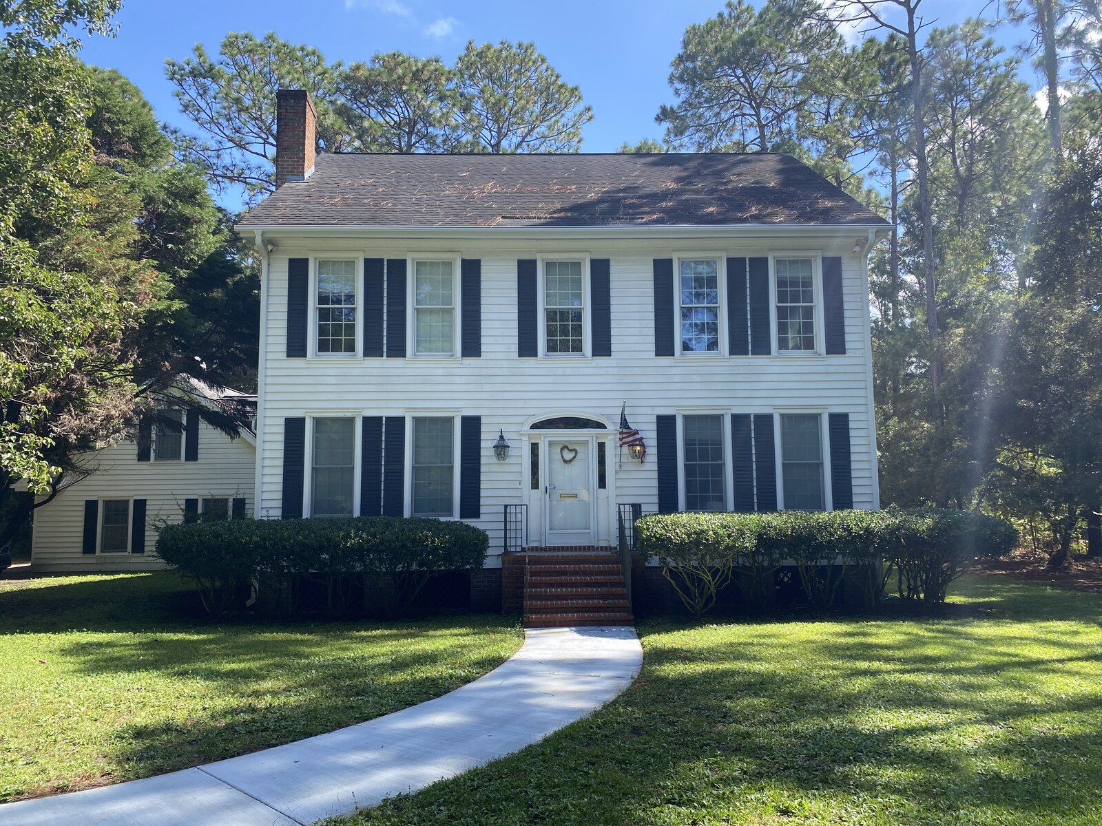 Colonial home exterior